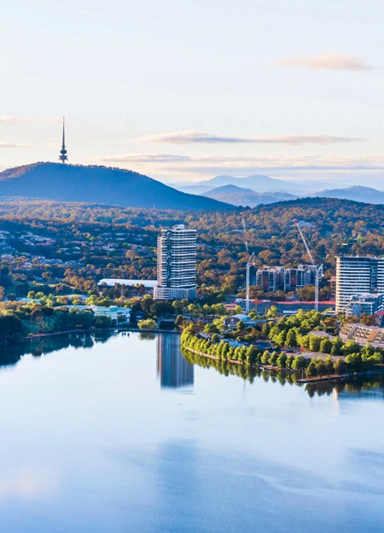 Lake Burley Griffin, an artificial lake created in 1963 by damming the Molonglo River. The lake is the heart of the city, surrounded by national attractions such as the National Gallery, National Library, and Parliament House. It’s popular for walking, cycling, rowing, sailing, and community events, making it a central hub for recreation and lifestyle in Canberra. Canberra NDIS Marketing by NDIS Provider Marketing.